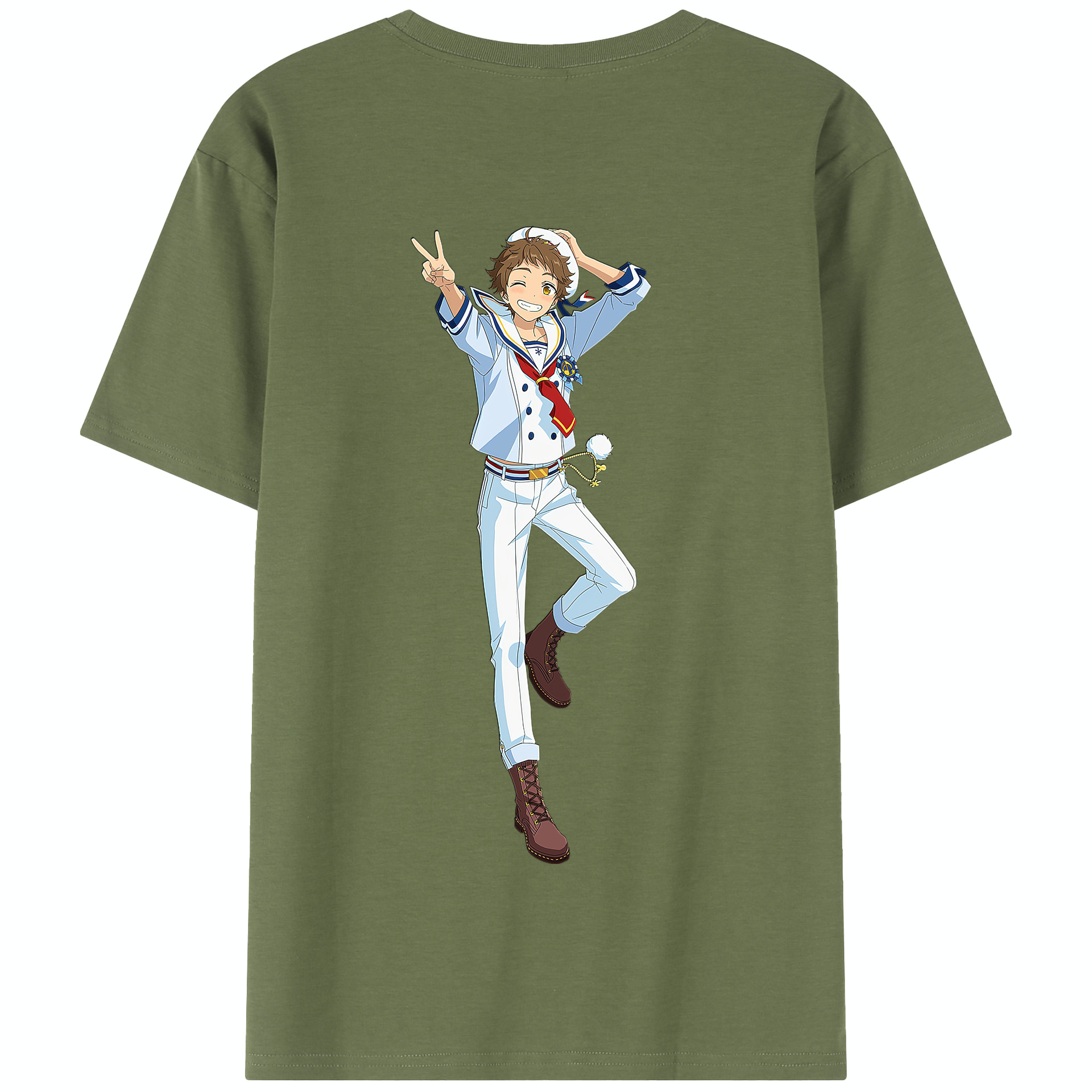 （画像用） あんさんぶるスターズ! Ensemble Stars 綿100％半袖Tシャツ（背面プリント）